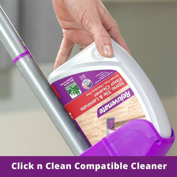 Clean-eez Floor Restorer & Polish. Rejuvenates, Protects, & Shines Wood, Laminate, Vinyl, Bamboo, Slate, & Terracotta. w/Applicator Mop Head. 32 oz