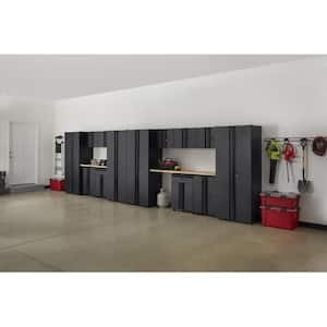 15-Piece Regular Duty Welded Steel Garage Storage System in Black (242 in. W x 75 in. H x 19.6 in. D)