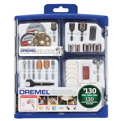 281X Rotary Drill Tool Accessories Bit Set Polishing Sanding For Dremel w/ Case