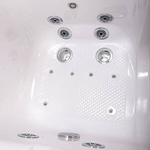 Wheelchair Transfer30 52 in. Acrylic Walk-In Whirlpool Bathtub in White, Fast Fill Faucet, Heated Seat, RHS Dual Drain