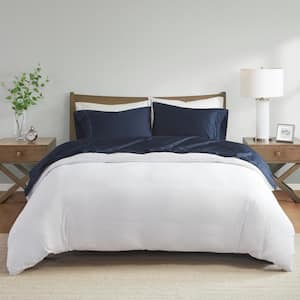 Gainsborough 250TC Cotton Percale Sheet Set – Queen Size, White, 100% Cotton