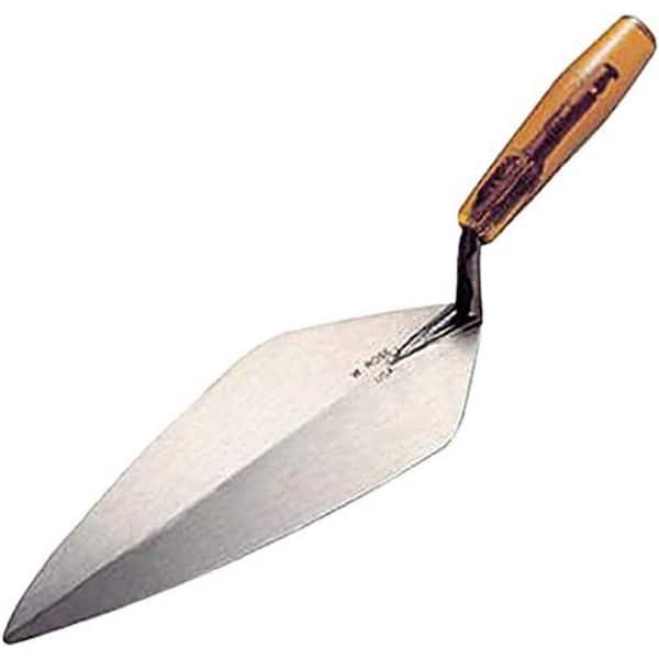17.5 in. L Narrow London Brick Trowel with Plastic Handle United States Tool 1 Piece