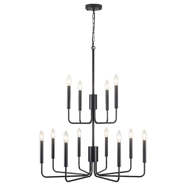 LWYTJO Roxsanne 12-Light Dimmable Cla...