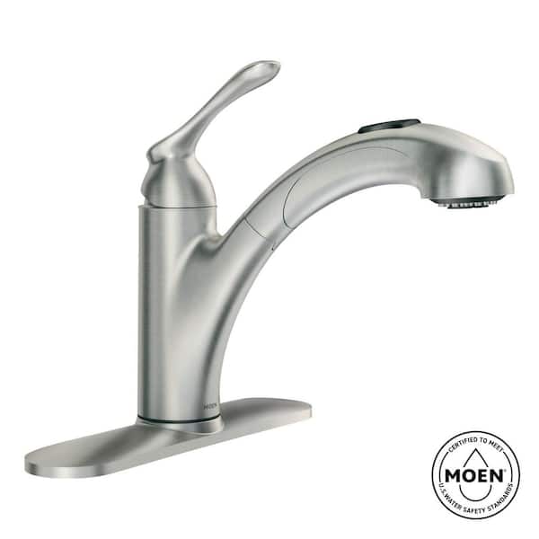 Banbury Single-Handle Pull-Out Sprayer Kitchen Faucet with Power Clean in Spot Resist Stainless