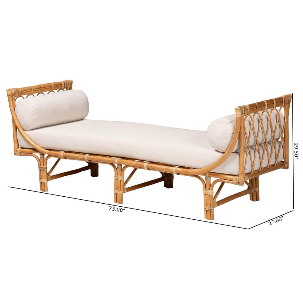 Macias Natural Rattan Twin Daybed - thumbnail 3