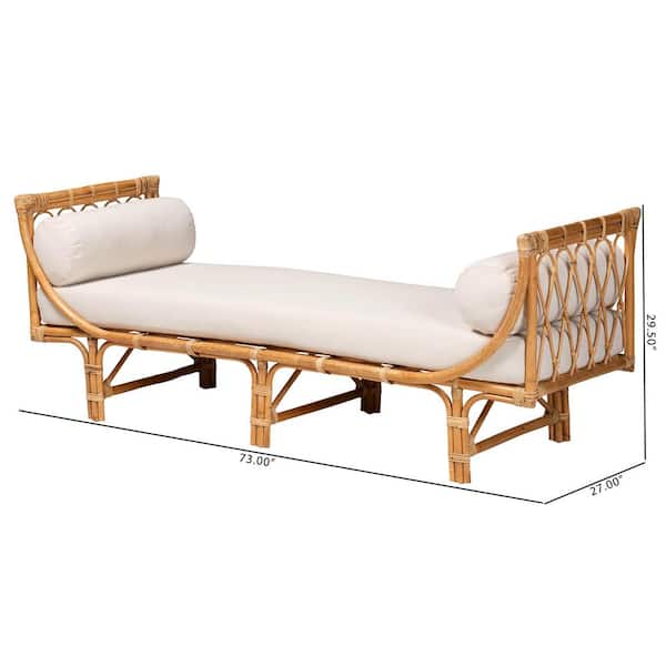 bali & pari Macias Rattan Daybed - Thumbnail 5