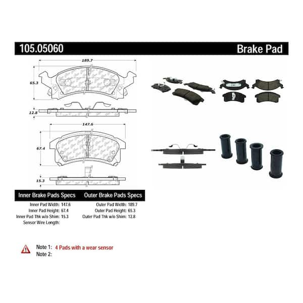 Centric Parts Disc Brake Pad Set