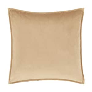 Toulhouse Gold Polyester 20 in. Square Decorative Throw Pillow Cover 20 x 20 in.