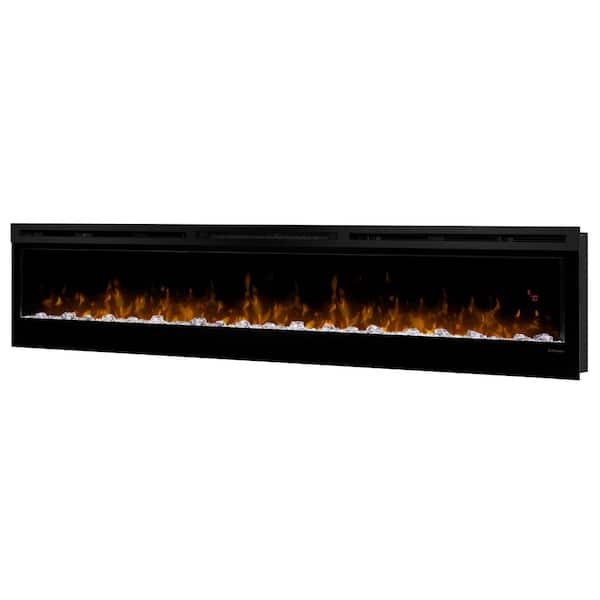 Dimplex Prism 74 in. Wall-Mounted Electric Fireplace with Acrylic Ember Bed