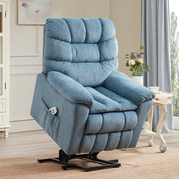 Zarifa USA Z-smart Adjustable Deep Tissue Massage Chair Plus with Speakers, Blue