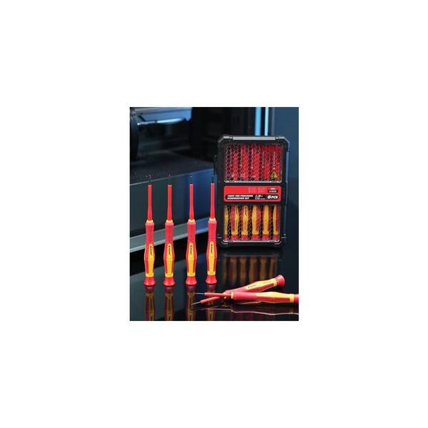 YICHUHAOXI 1000V Insulated 2.56 in. Shank 6 Bit Red Magnetic