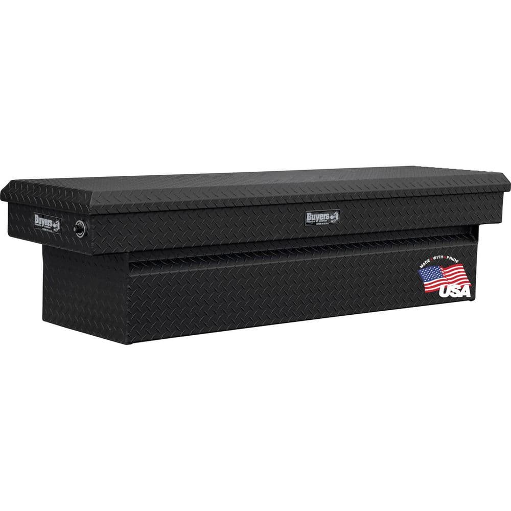 18 x 27 x 71 in. Gloss Black Diamond Tread Aluminum Crossover Truck Box price history on PriceWatchPro