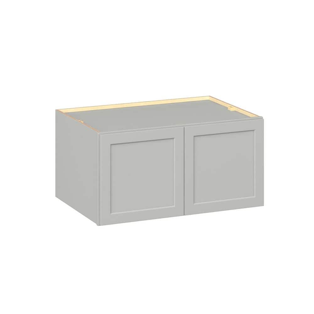 Emerson Whisper Gray Wall Bridge 2 door Ready to Assemble Kitchen Cabinet (36 in. W x 18 in. H x 24 in. D) price history on PriceWatchPro