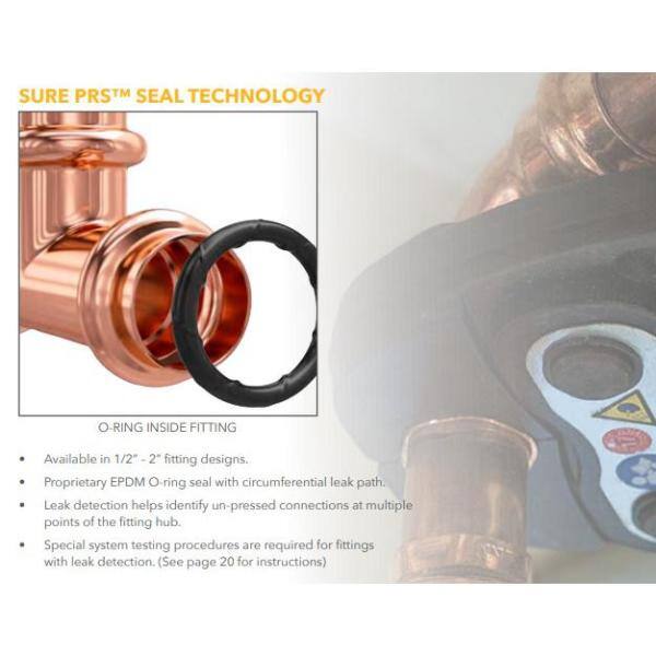 Streamline 1 in. Copper 45-Degree Press x Press Elbow Fitting, Brown