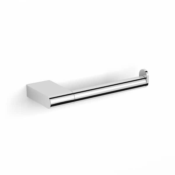 WS Bath Collections Ice Wall Mount Toilet Paper Holder in Polished Chrome