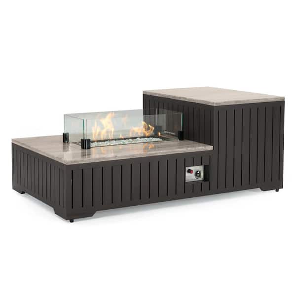 Rst Brands Portofino Comfort 56 In X, Portofino Fire Pit Table