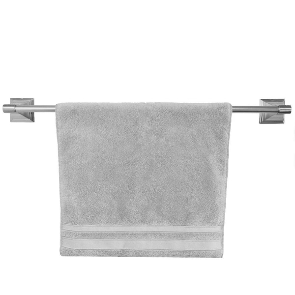 ARISTA Leonard 18-in Satin Nickel Wall Mount Single Towel Bar