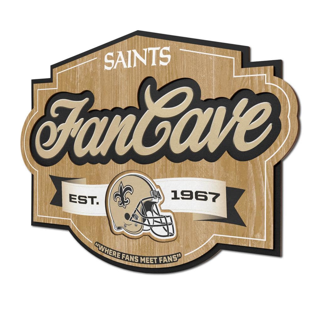 YouTheFan NFL New Orleans Saints Fan Cave Sign