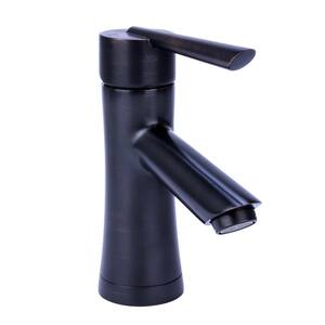 Hour Glass Single Hole Single-Handle Bathroom Faucet in Oil Rubbed Bronze