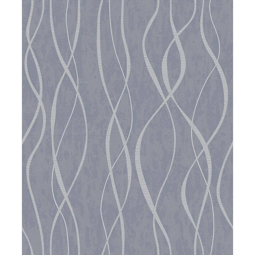 Special FX 2 Collection Blue Glitter Ribbons Design Vinyl on Non-Woven Non-