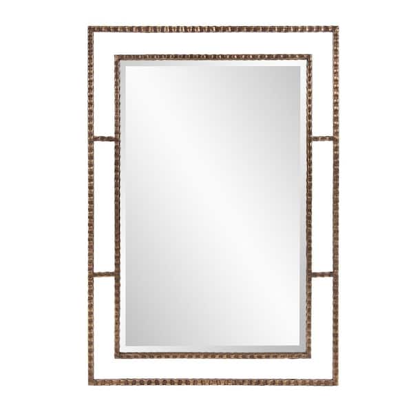 Marley Forrest Gavin 33 in. x 23 in. Industrial Rectangle Framed Wall Mirror