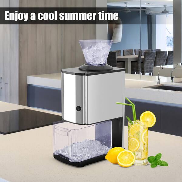 Costway Electric Stainless Steel Ice Crusher Machine Professional 