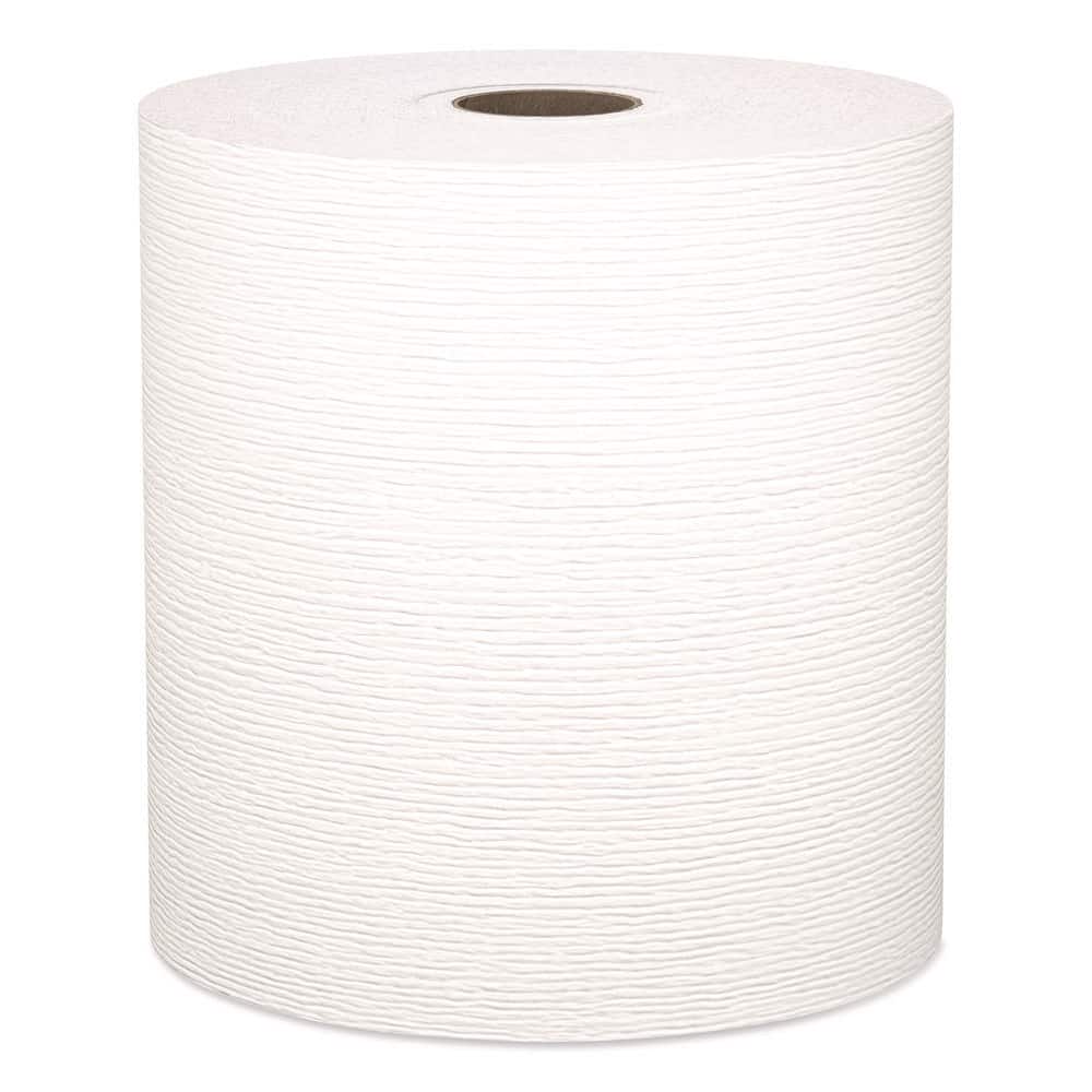 Scott Hard Roll Towels 8  x 425 ft - White - Paper - Absorbent  Nonperforated - 6 / Carton