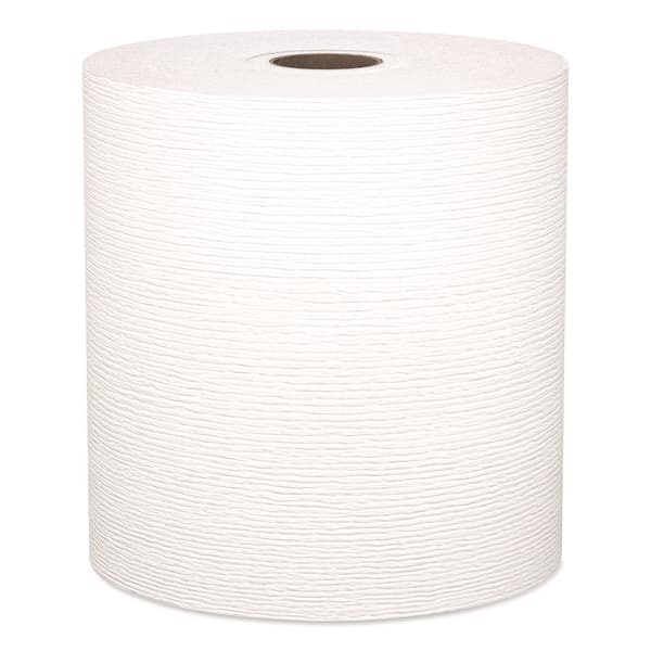 Essential 1.5" Core Plus Hard Roll Towels 8 in. x 425 ft. White (12 Rolls per Carton)