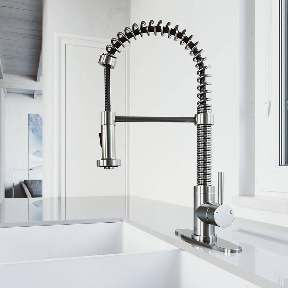 Stainless Steel Kitchen Sink Faucet Deck Plate Escutcheon