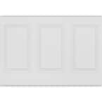 11 sq. ft. 1/4 in. x 32 in. x 48 in. MDF Wainscot Panel