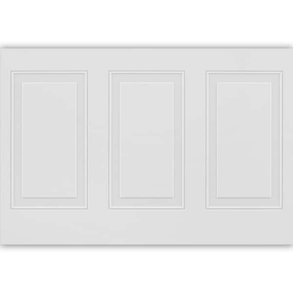 Style Selections 48-in x 32-in Smooth White MDF Wainscot Wall Panel in the Wall  Panels department at
