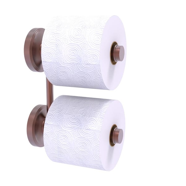 Prestige Regal Collection 2 Roll Reserve Roll Toilet Paper Holder in Antique Copper