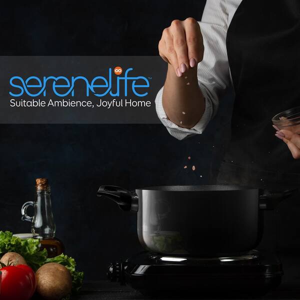 Serenelife 6 Piece Kitchenware Pots & Pans Set – Basic Kitchen