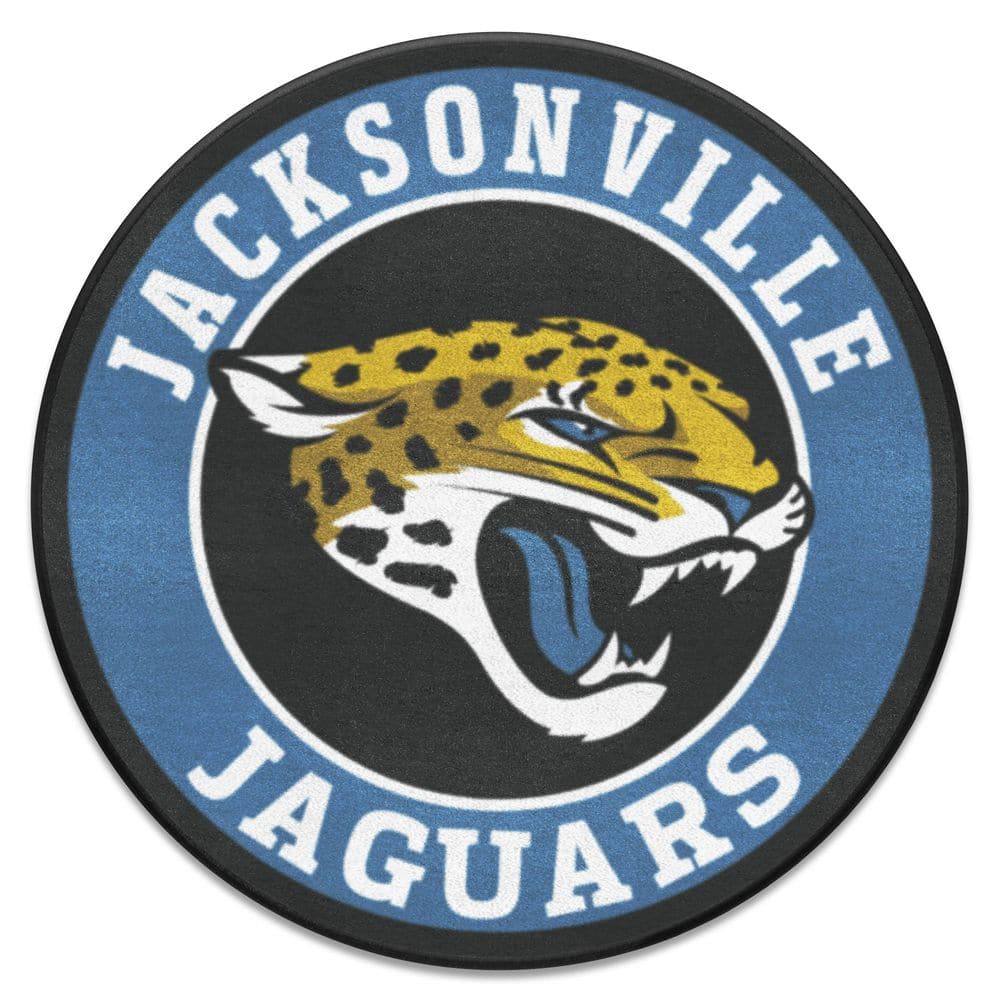 NFL Round Heritage Distressed Sign: Jacksonville Jaguars