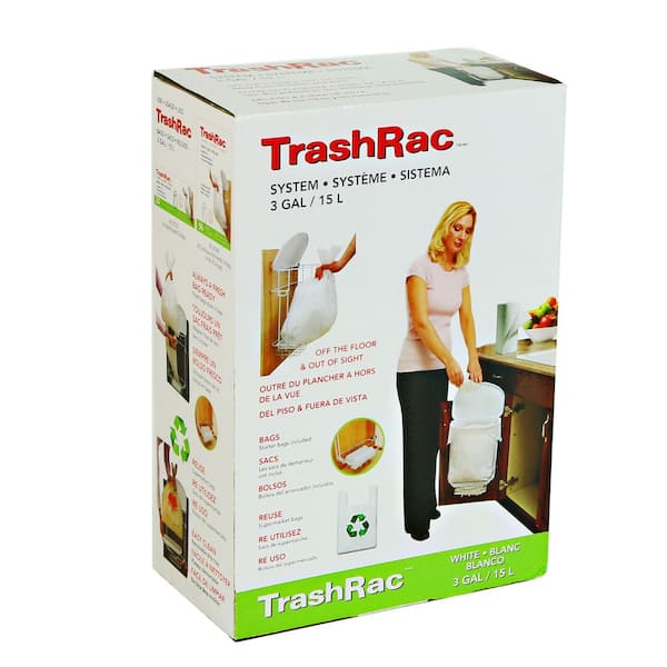 Trashrac 3 Gal. Complete Waste System with Starter Bags