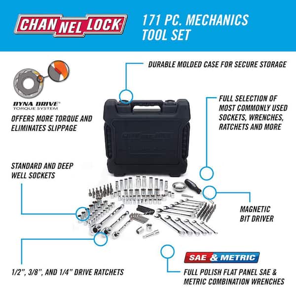 Mechanic's Tool Set (171-Piece)