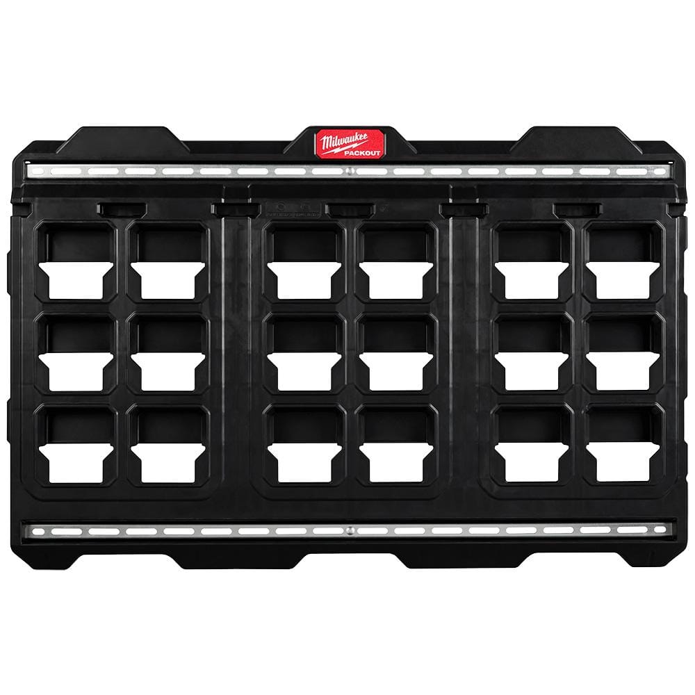 Packout Large Wall Plate 20 in. H x 30.75 in. W Slatwall Panels in Black 4 Pack price history on PriceWatchPro