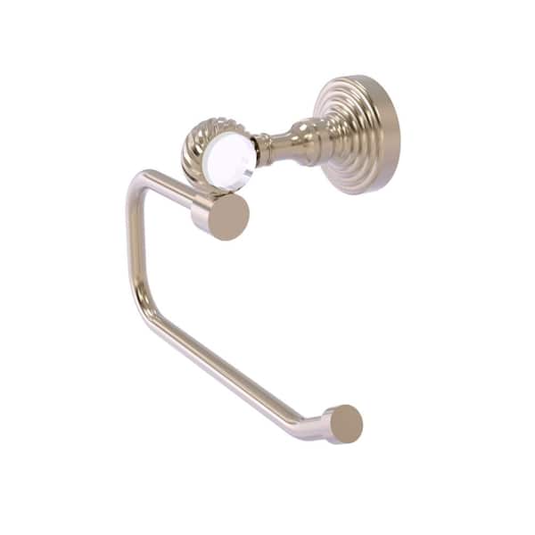 Pacific Grove Collection European Style Toilet Tissue Holder with Twisted Accents in Antique Pewter