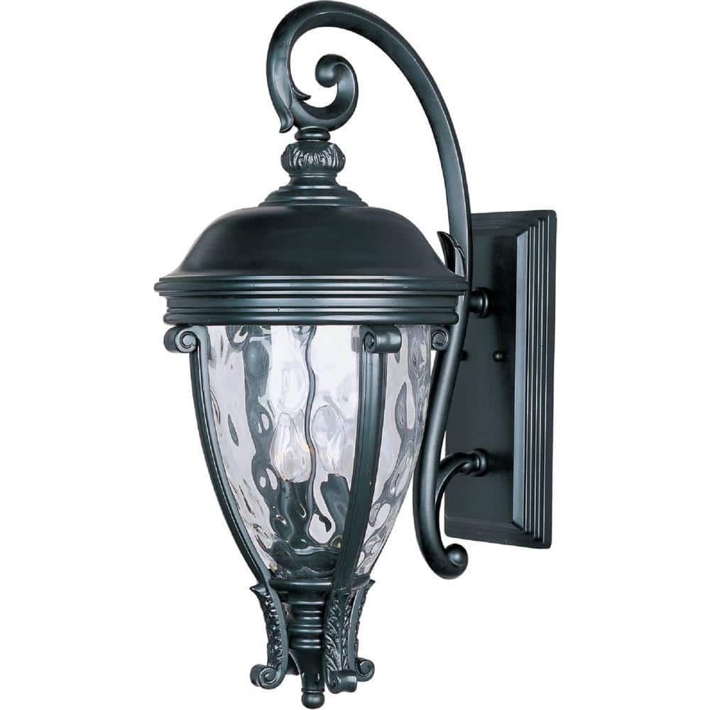 Camden Vivex 3-Light Black Outdoor Wall Lantern Sconce price history on PriceWatchPro