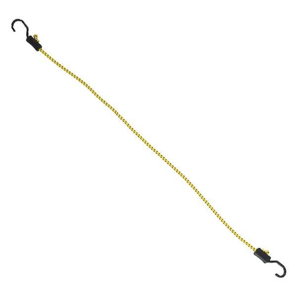 Keeper 40 in. Yellow ZipCord Bungee Cord with Hooks