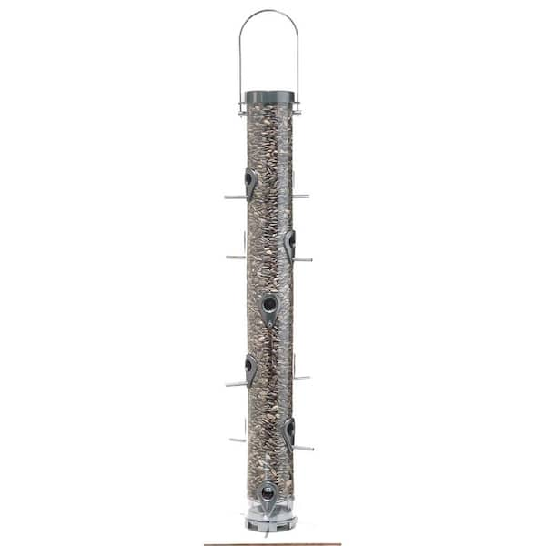 Droll Yankees 30 in. Pewter Finish 12-Port Executive Wild Bird Feeder