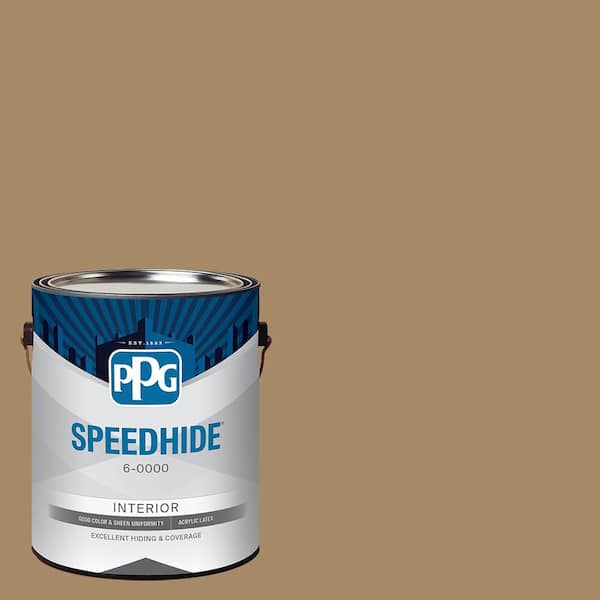 1 gal. PPG1086-6 Coffee With Cream Satin Interior Paint