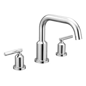 Gibson 2-Handle Deck-Mount Roman Tub Faucet Trim Kit in Chrome (Valve Not Included)