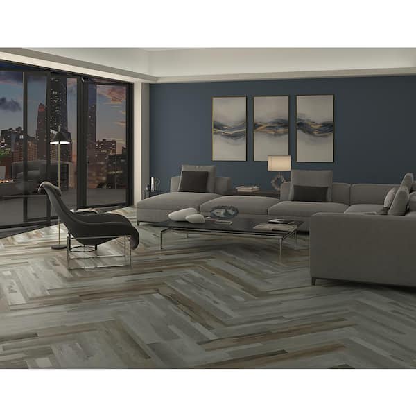 DuraDecor Weekend Warrior Harvest Distressed 3 MIL x 7-in W x 48-in L Peel & Stick Water Resistant Luxury Vinyl Flg (23.3 sf/case)