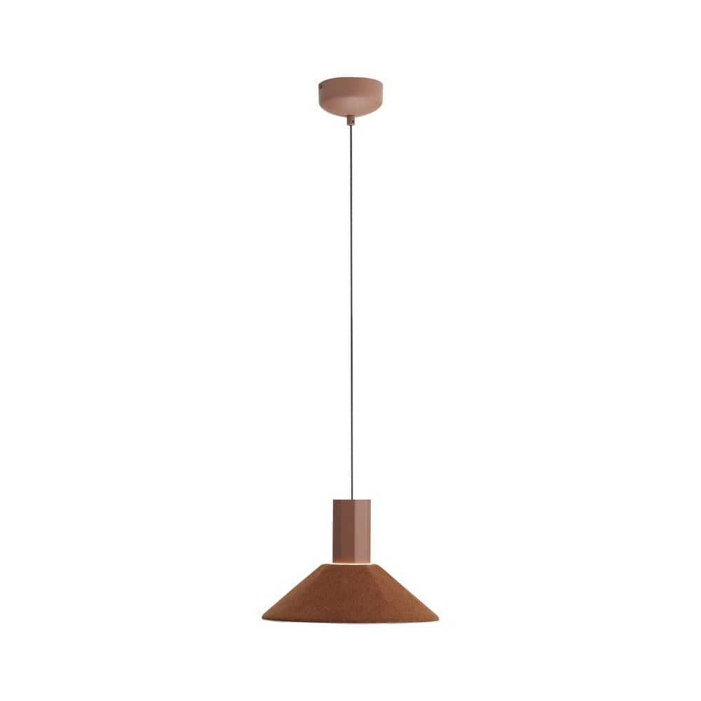Faroe 12-Watt 1 Light Coffee/Black Integrated LED Pendant Light with Coffee/Black Shade price history on PriceWatchPro