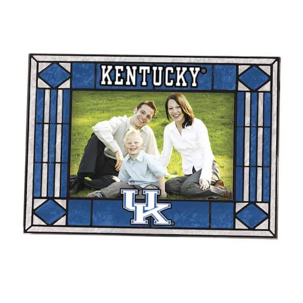 The Memory Company NCAA 4 in. x 6 in. Gloss Multicolor Art Glass Kentucky Picture Frame
