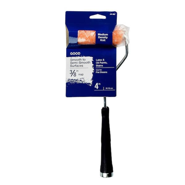 PRIVATE BRAND UNBRANDED 6 in. x 3/4 in. Polyester Knit Mini Paint Roller with Frame