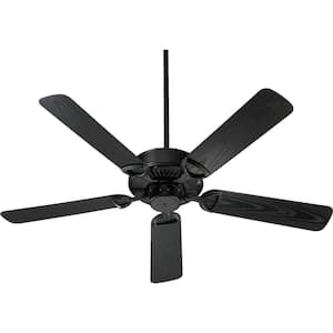 Estate Patio 52 in. Indoor/ Outdoor Matte Black Ceiling Fan