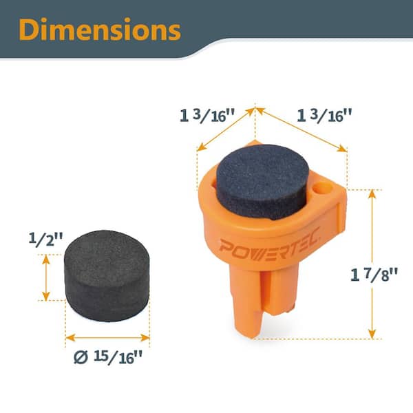 POWERTEC Delux Bench Dog (4-Pack) 71188 - The Home Depot