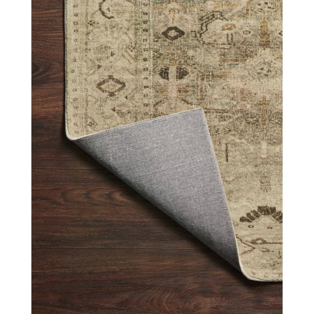 Margot Antique Sage 2'6" x 11'6" Synthetic Runner Rug